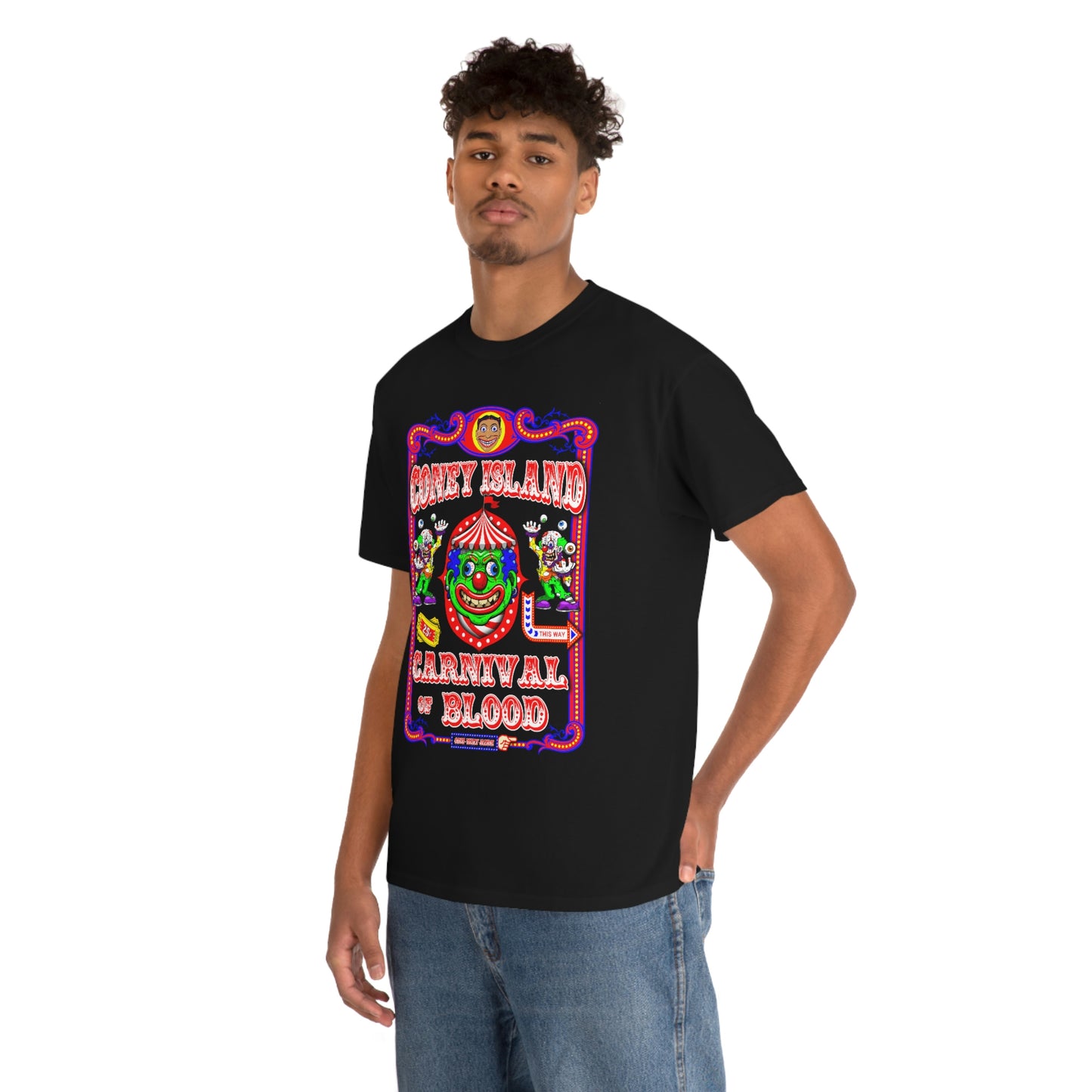 CONEY ISLAND 3 (CARNIVAL OF BLOOD) Unisex Heavy Cotton Tee