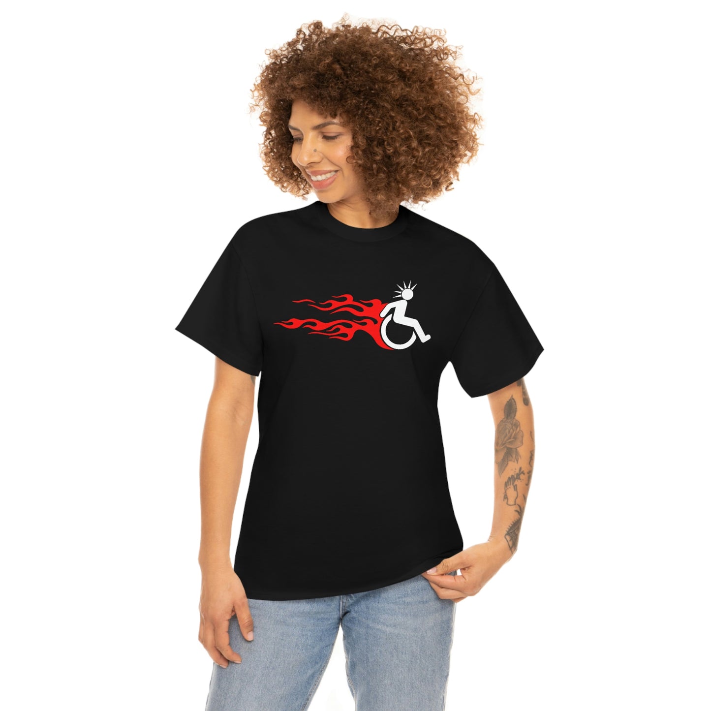 WHEELCHARIOT 2 (Flamer) Unisex Heavy Cotton Tee