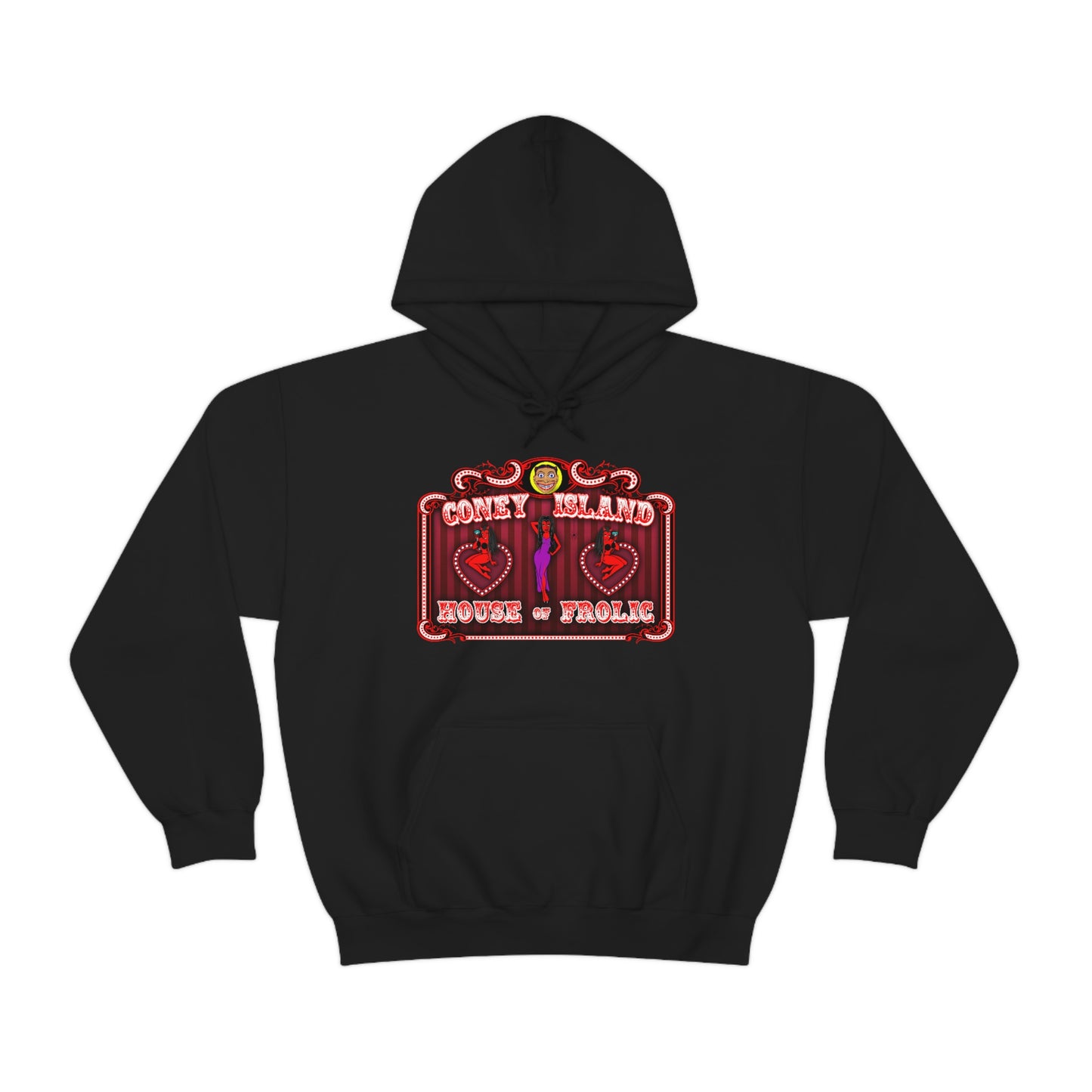 CONEY ISLAND 2 (HOUSE OF FROLIC) Unisex Heavy Blend™ Hooded Sweatshirt