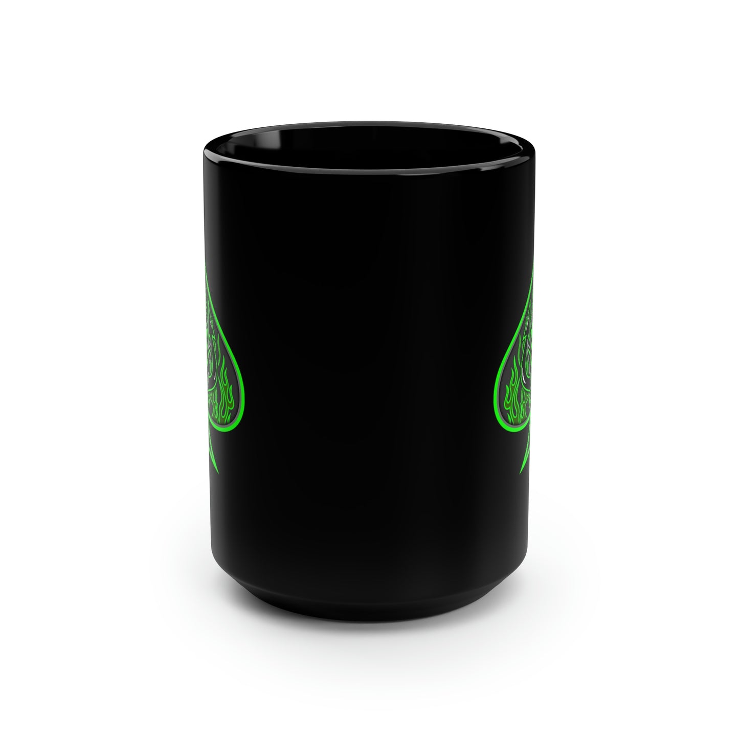 SPADE 1 (G) Black Mug, 15oz