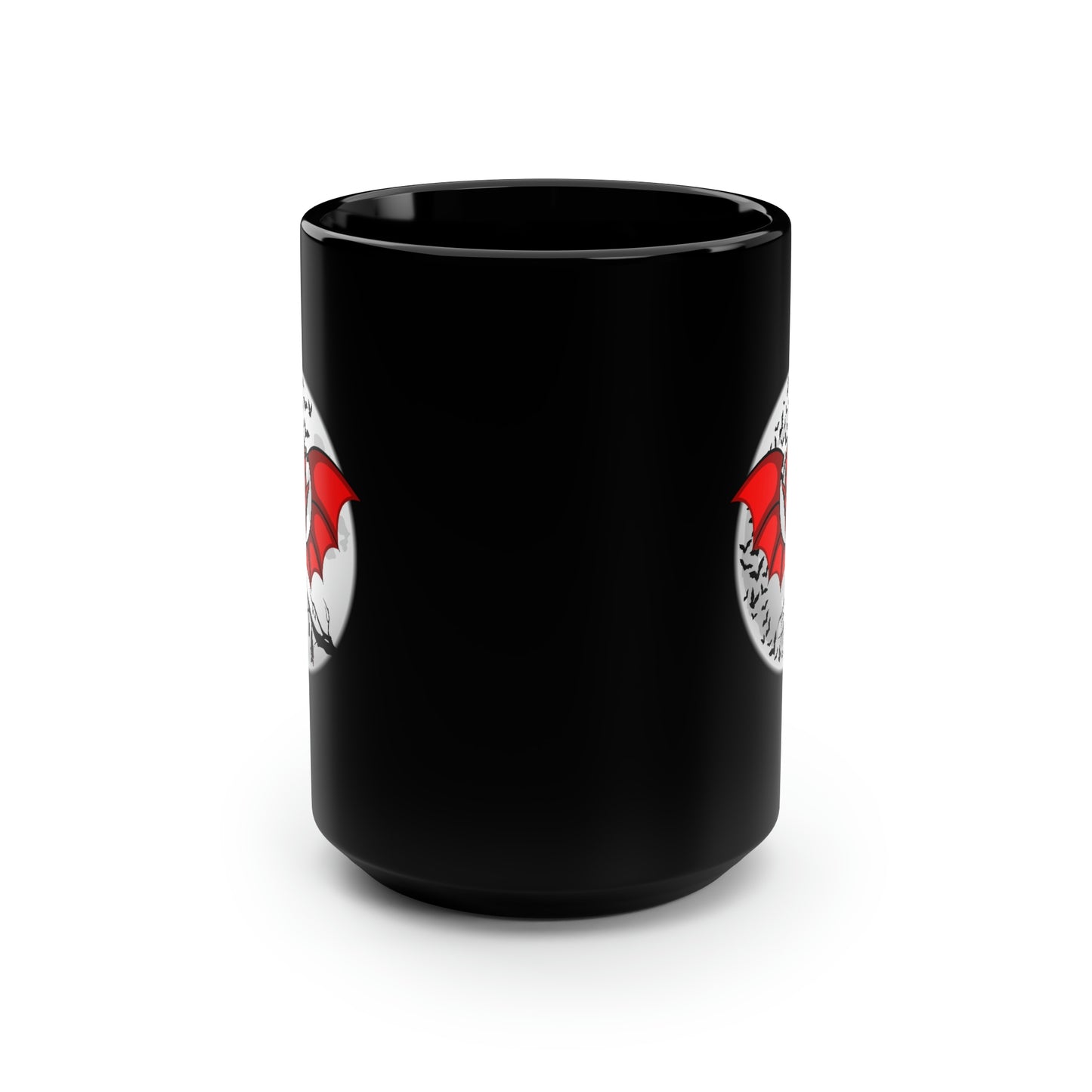 BATMONSTER (Luis) Black Mug, 15oz