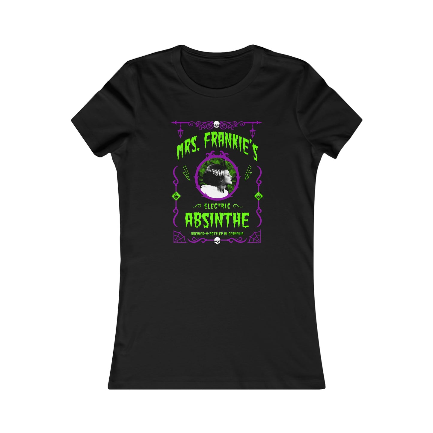 ABSINTHE MONSTERS 9 (BRIDE OF FRANKIE) Women's Favorite Tee