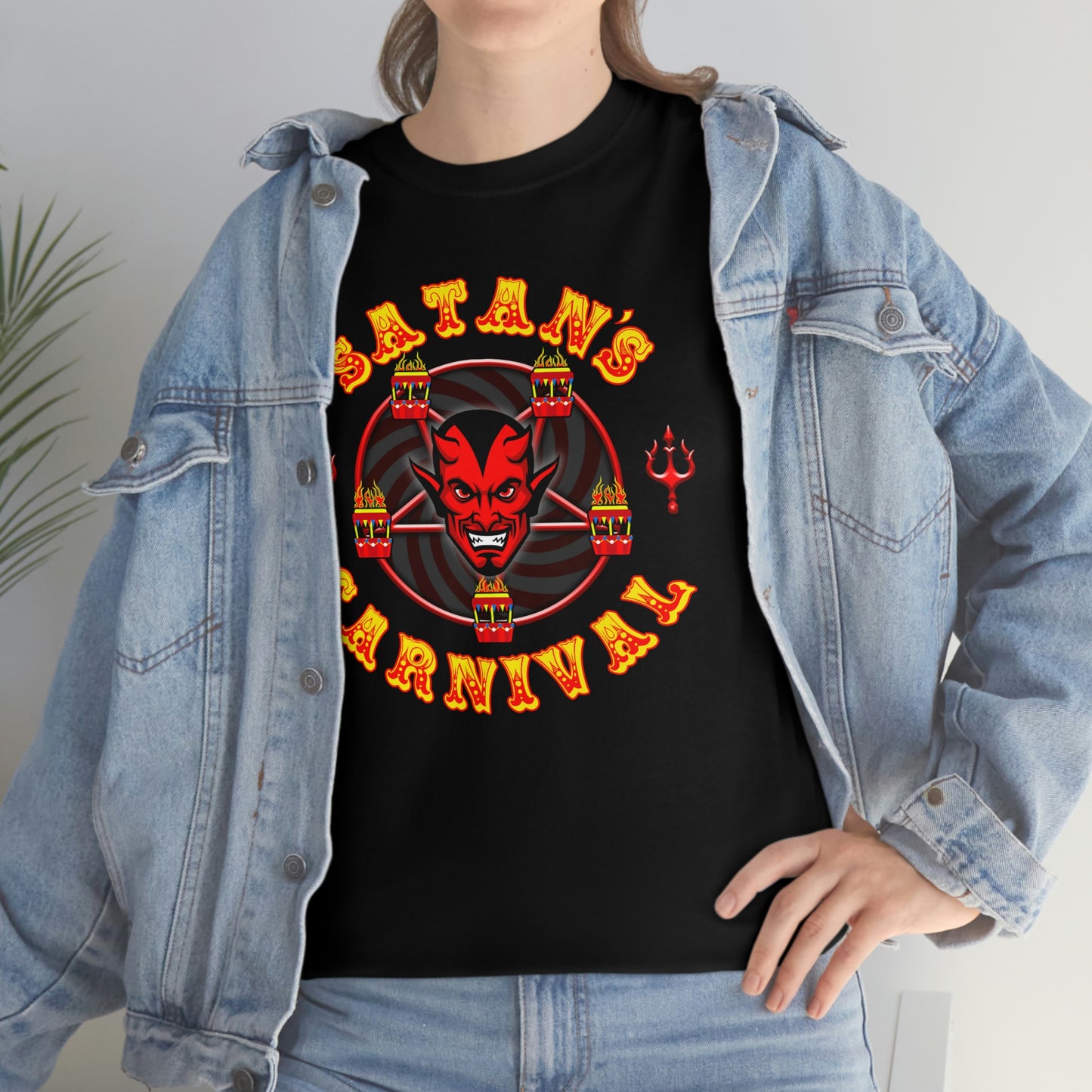 SATAN'S CARNIVAL Unisex Heavy Cotton Tee