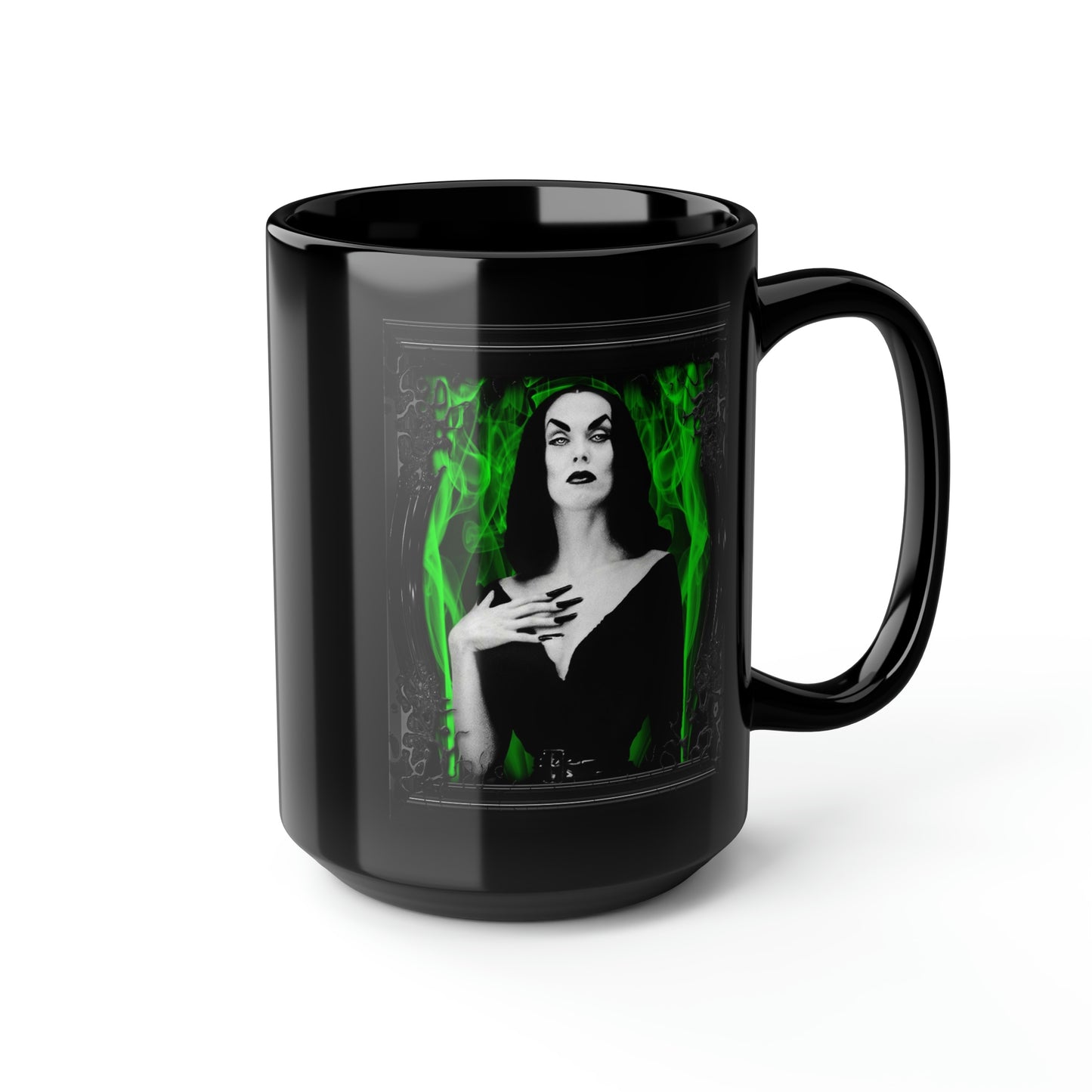 VAMPIRA 3 Black Mug, 15oz