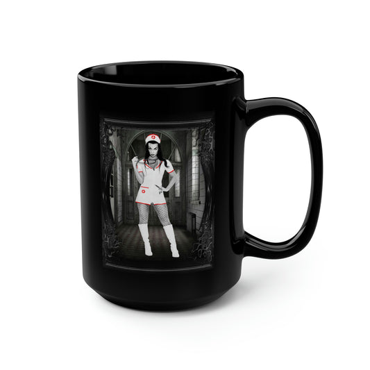 VAMPIRA 15 Black Mug, 15oz