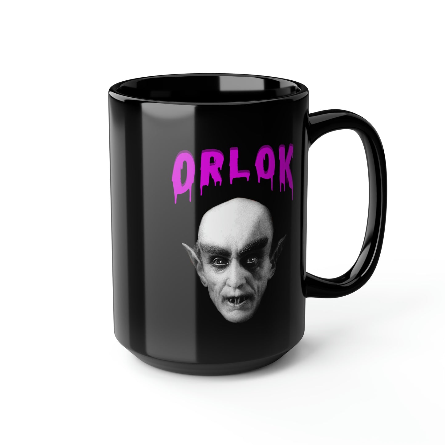ORLOK Black Mug, 15oz