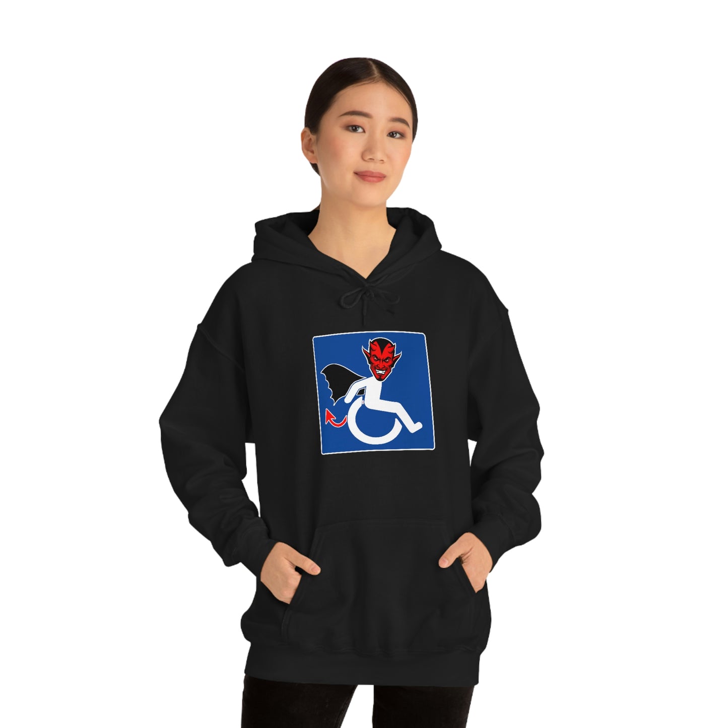 WHEELCHARIOT 5 (Luis) 2 Unisex Heavy Blend™ Hooded Sweatshirt