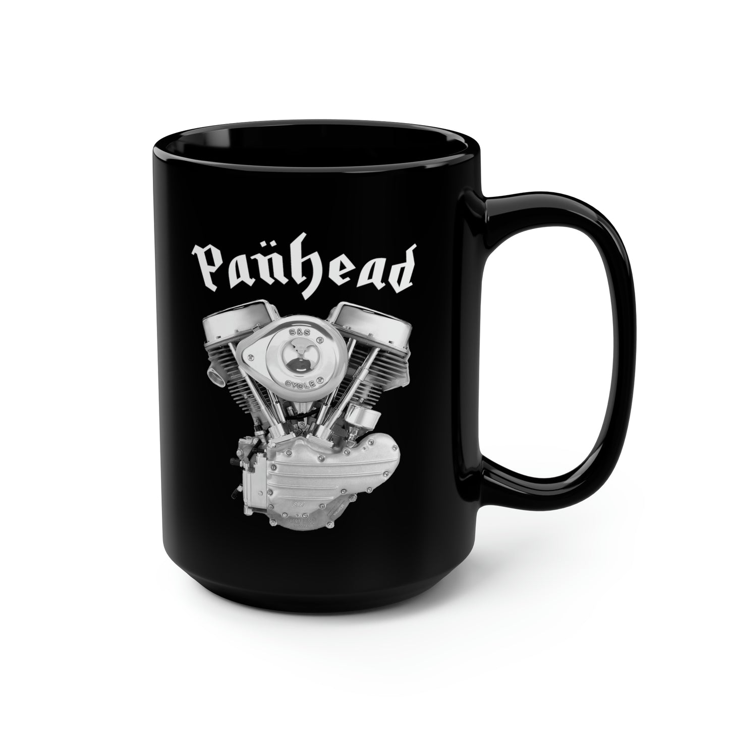 PANHEAD 1 Black Mug, 15oz