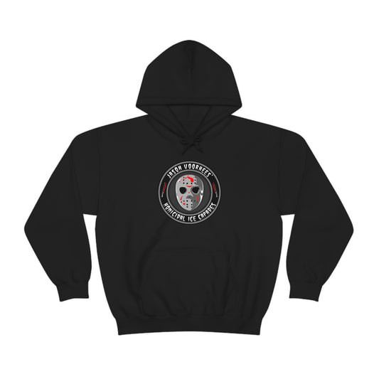 JASON VOORHEES’ - HOMICIDAL ICE CAPADES Unisex Heavy Blend™ Hooded Sweatshirt