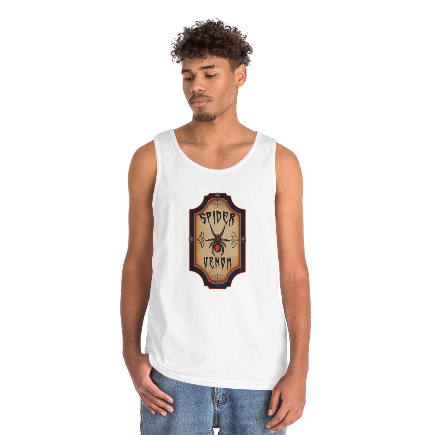 WITCHERY POTIONS 4 (SPIDER VENOM)  Unisex Heavy Cotton Tank Top