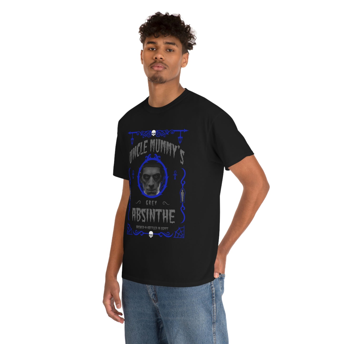 ABSINTHE MONSTERS 6 (UNCLE MUMMY) Unisex Heavy Cotton Tee