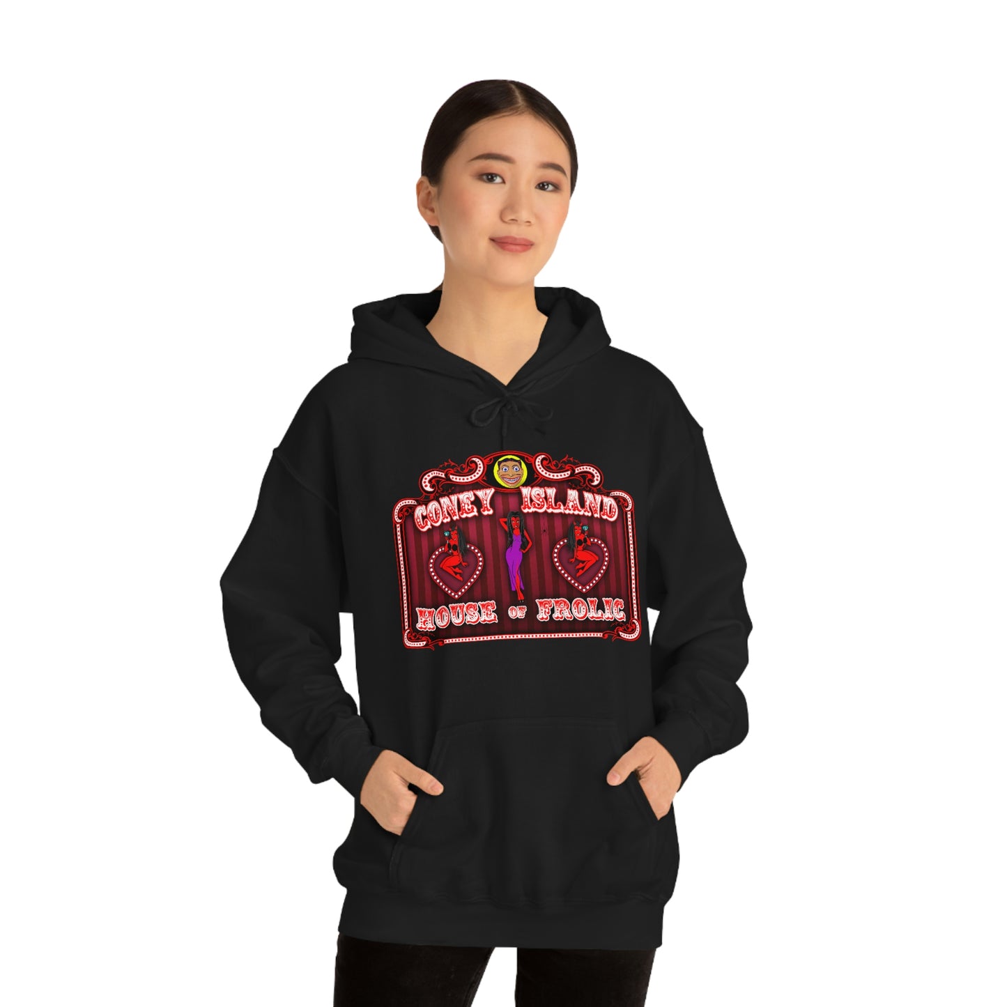 CONEY ISLAND 2 (HOUSE OF FROLIC) Unisex Heavy Blend™ Hooded Sweatshirt