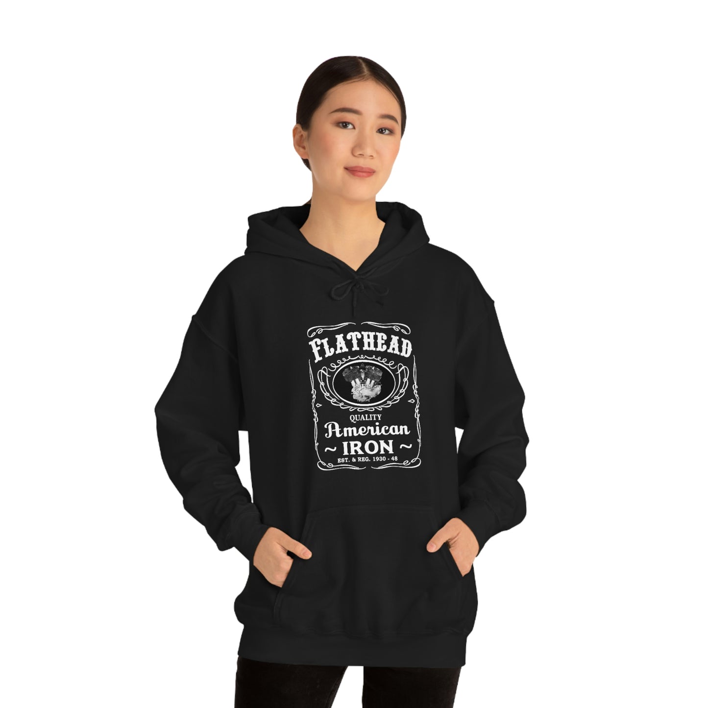 FLATHEAD 2 (JD) Unisex Heavy Blend™ Hooded Sweatshirt