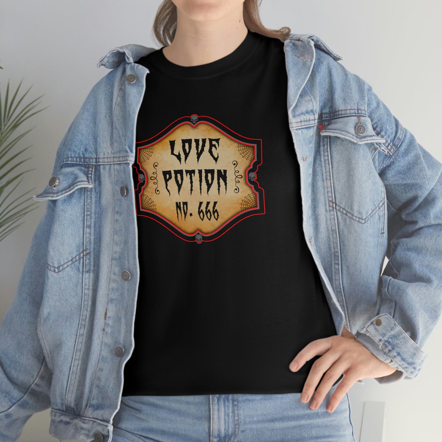 WITCHERY POTIONS 7 (LOVE POTION NO. 666) Unisex Heavy Cotton Tee