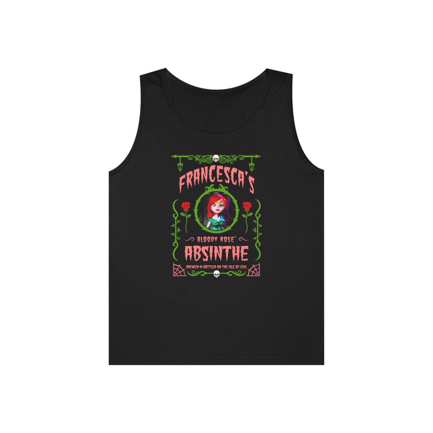 ABSINTHE MONSTERS 15 (FRANCESCA) Unisex Heavy Cotton Tank Top