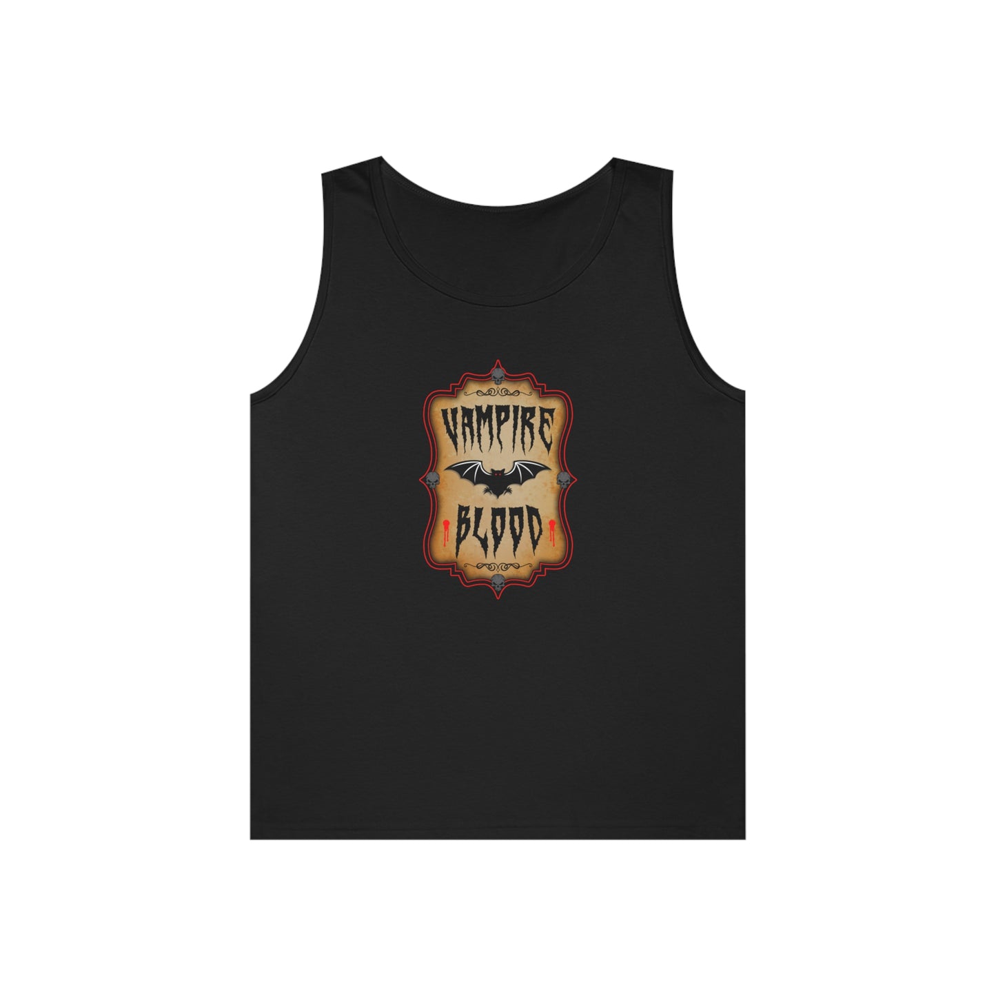 WITCHERY POTIONS 9 (VAMPIRE BLOOD)  Unisex Heavy Cotton Tank Top