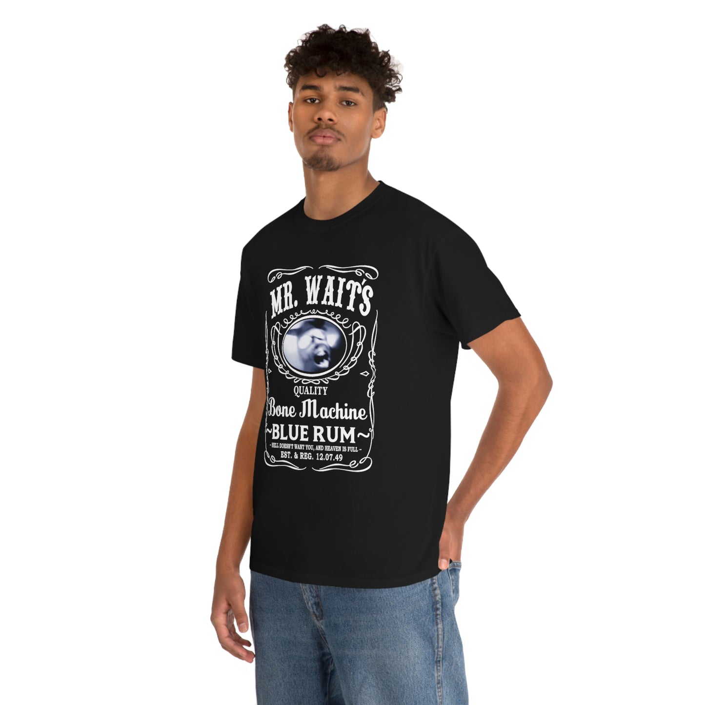 MR WAITS 2 (JD)(BONE MACHINE) Unisex Heavy Cotton Tee