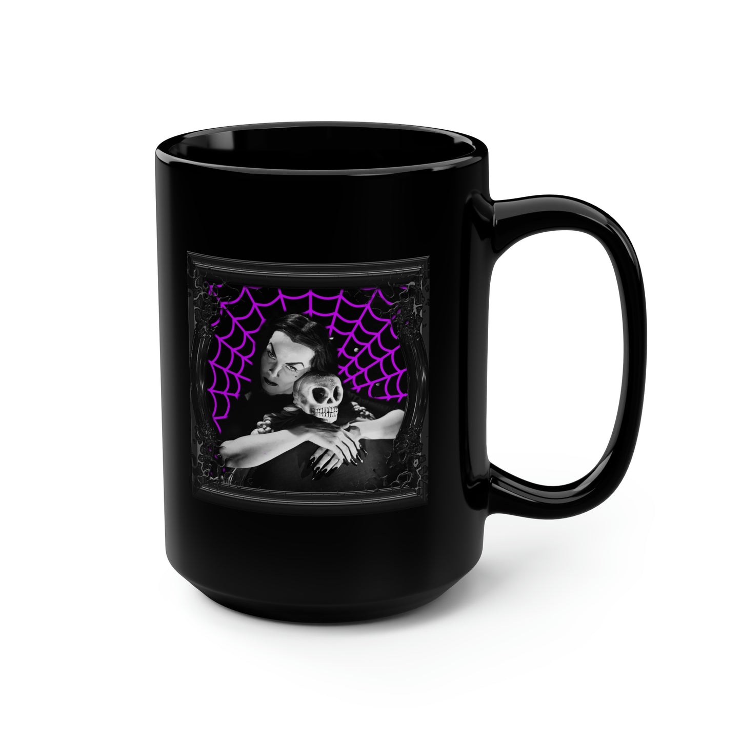 VAMPIRA 17 Black Mug, 15oz