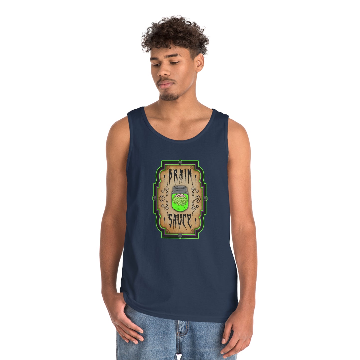 WITCHERY POTIONS 5 (BRAIN SAUCE)  Unisex Heavy Cotton Tank Top