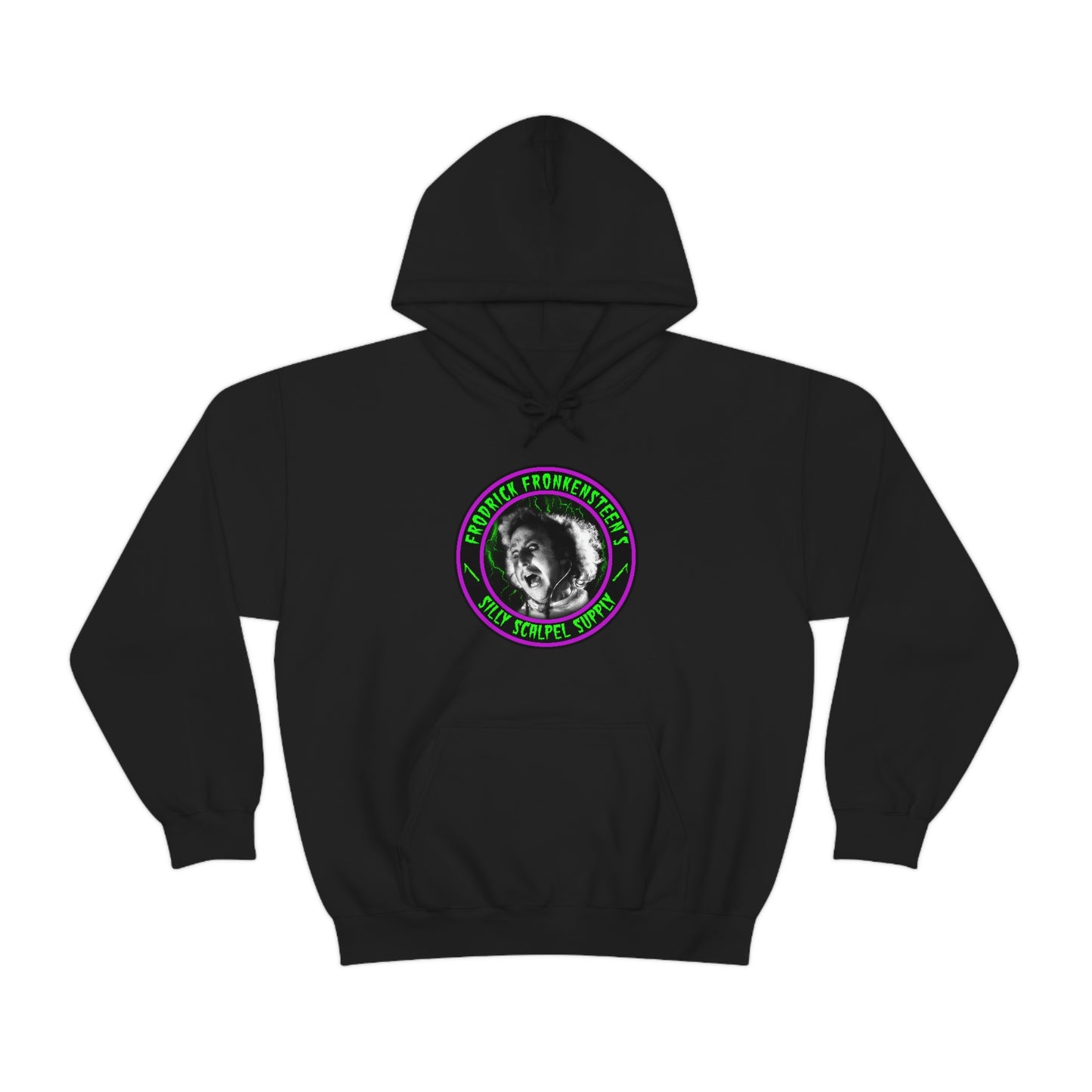 FRODRICK FRONKENSTEEN - SILLY SCALPEL SUPPLY Unisex Heavy Blend™ Hooded Sweatshirt