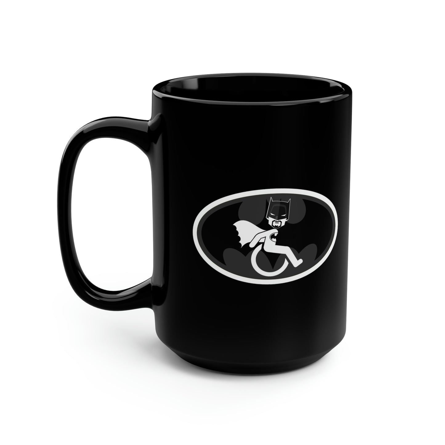 WHEELCHARIOT 10 (Bruce) 2 Black Mug, 15oz