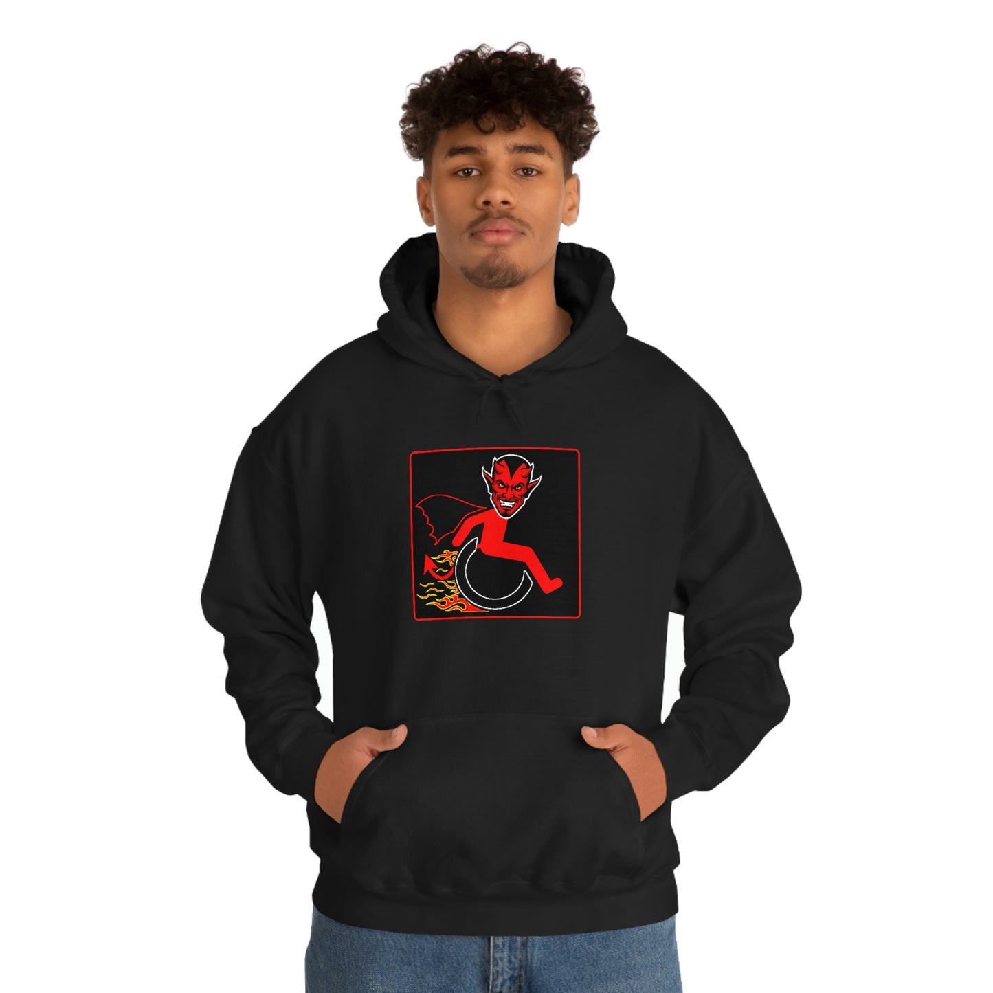 WHEELCHARIOT 5 (Luis) 1 Unisex Heavy Blend™ Hooded Sweatshirt