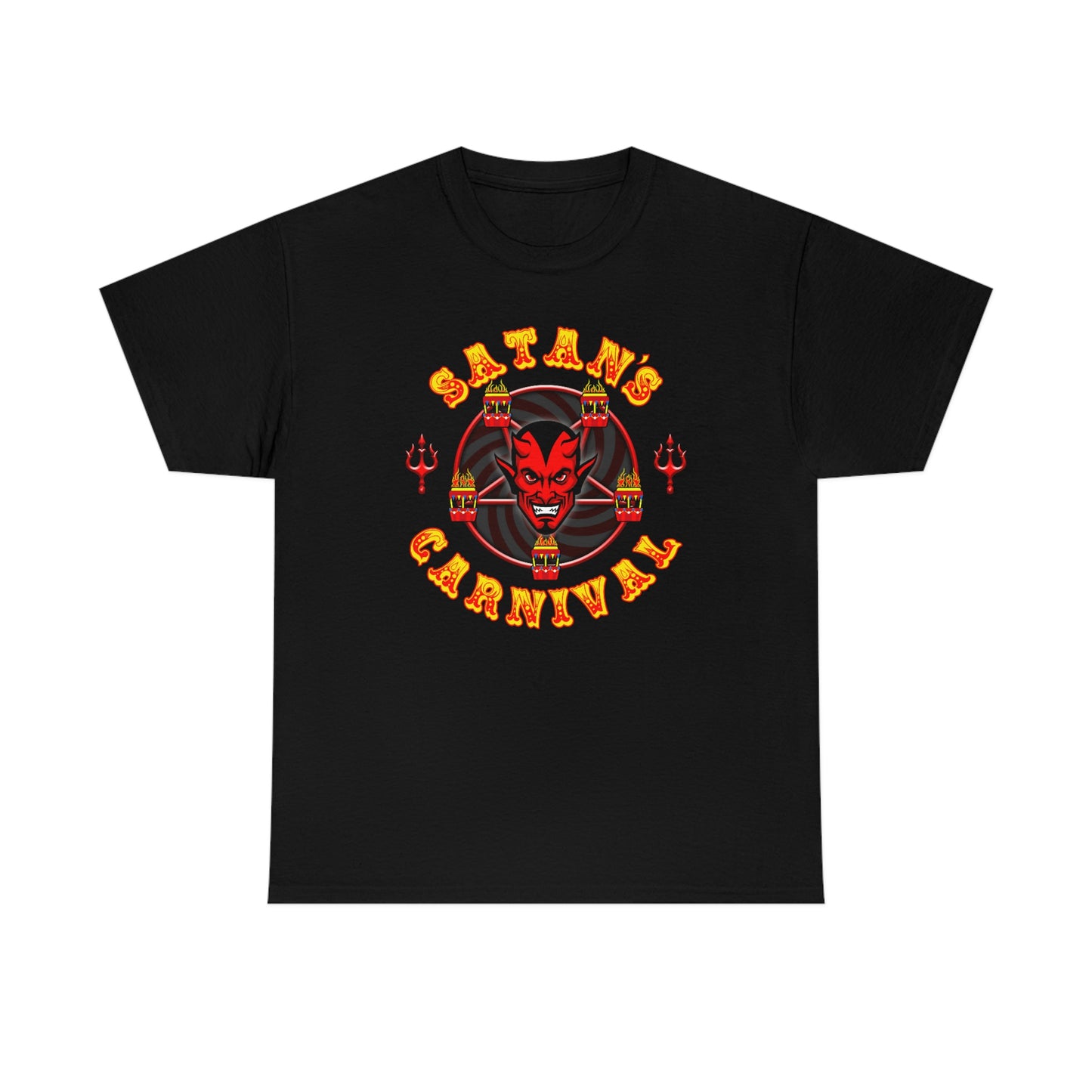 SATAN'S CARNIVAL Unisex Heavy Cotton Tee