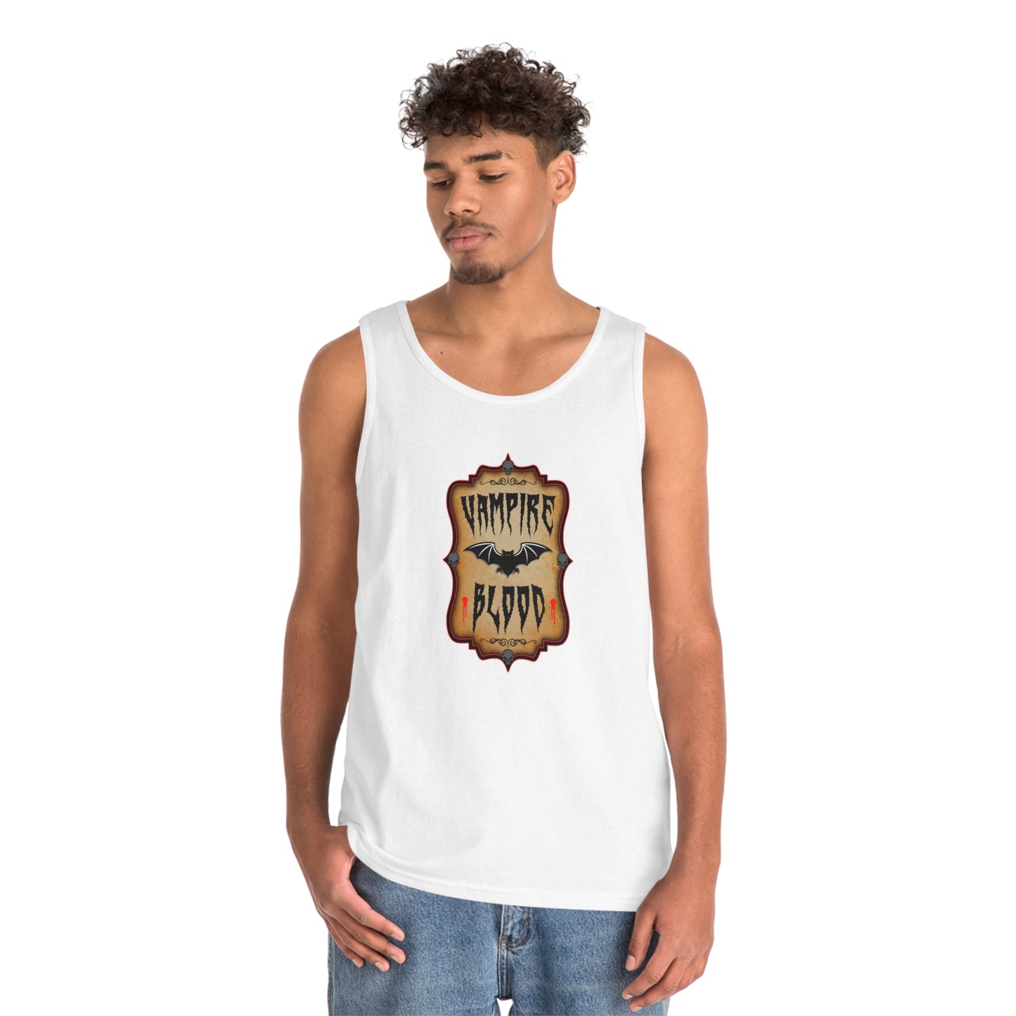 WITCHERY POTIONS 9 (VAMPIRE BLOOD)  Unisex Heavy Cotton Tank Top