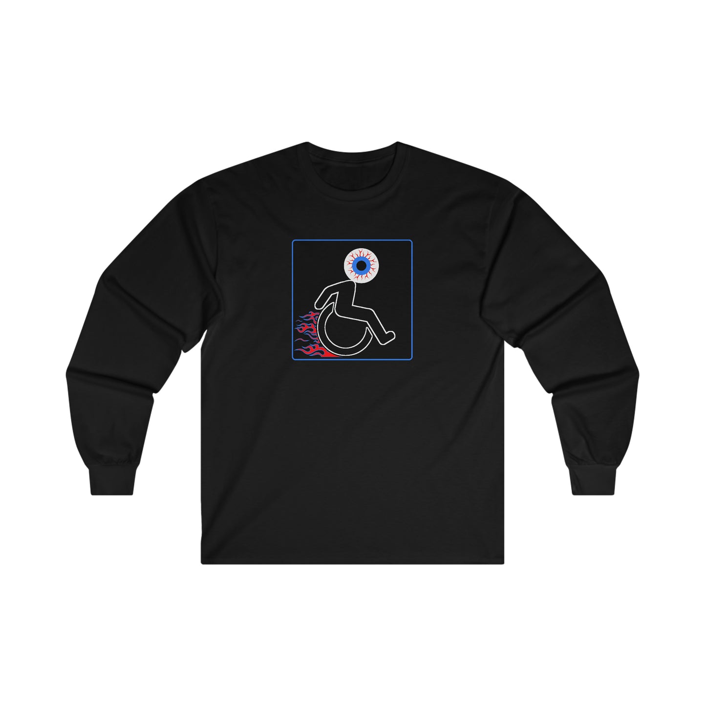 WHEELCHARIOT 12 (Eyeball) Ultra Cotton Long Sleeve Tee