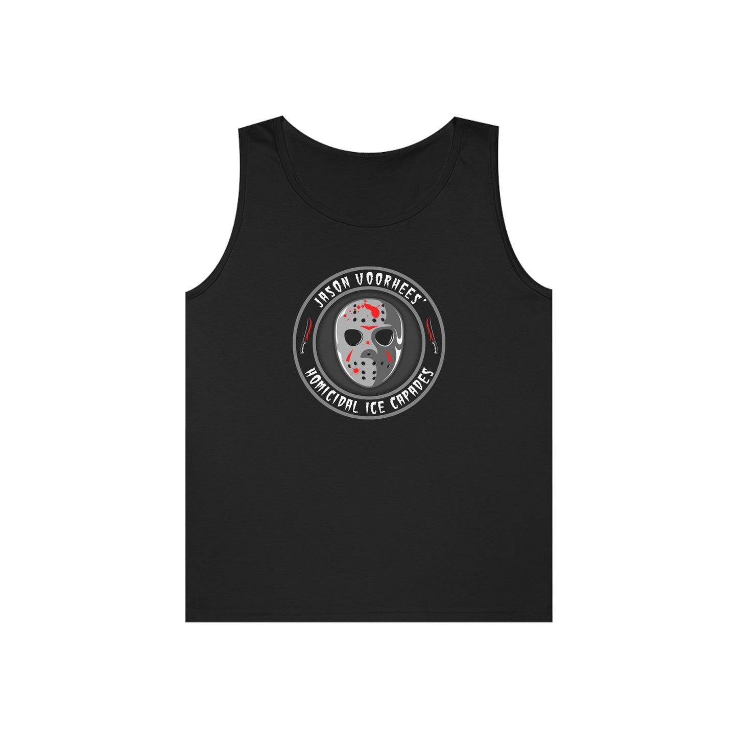 JASON VOORHEES’ - HOMICIDAL ICE CAPADES Unisex Heavy Cotton Tank Top