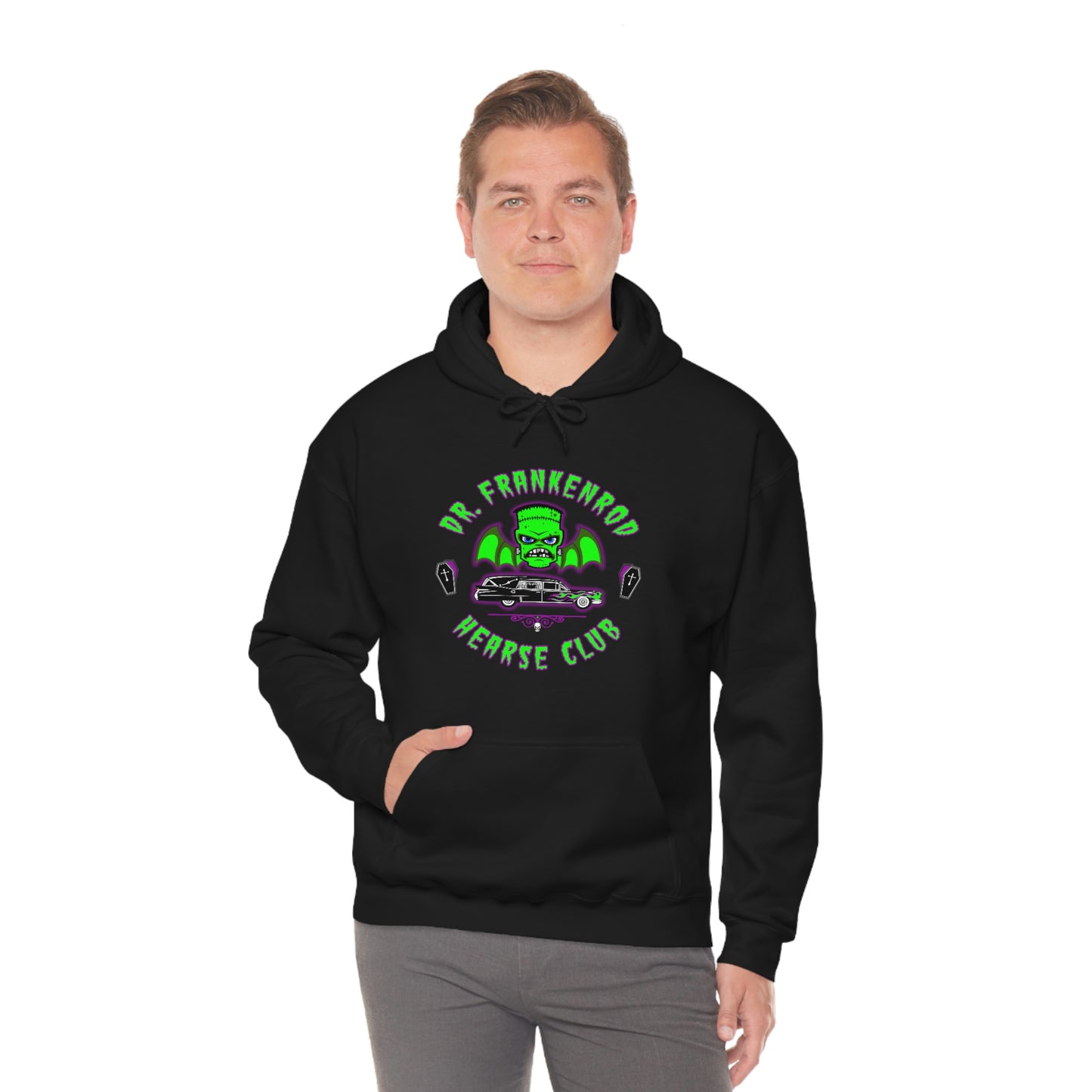 DR. FRANKENROD - HEARSE CLUB Unisex Heavy Blend™ Hooded Sweatshirt