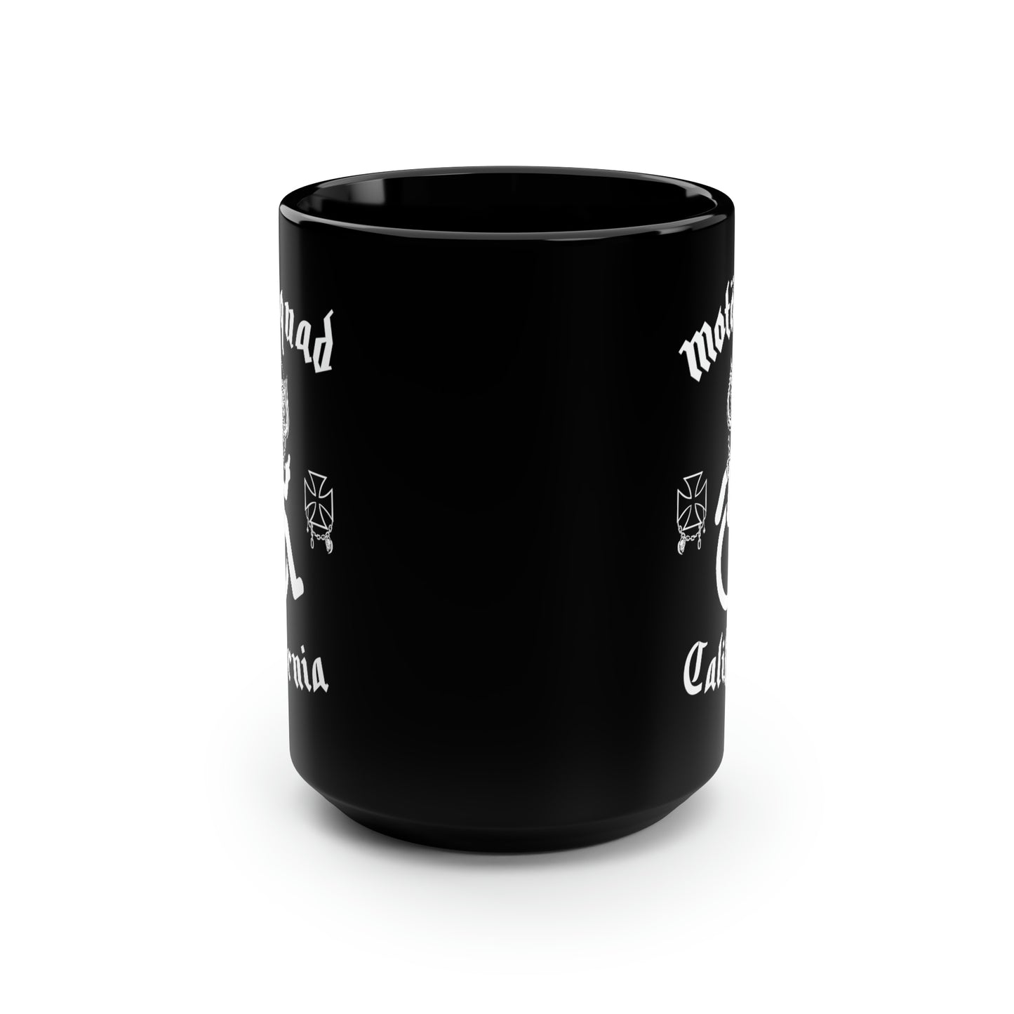 WHEELCHARIOT 3 (Motorquad) Black Mug, 15oz