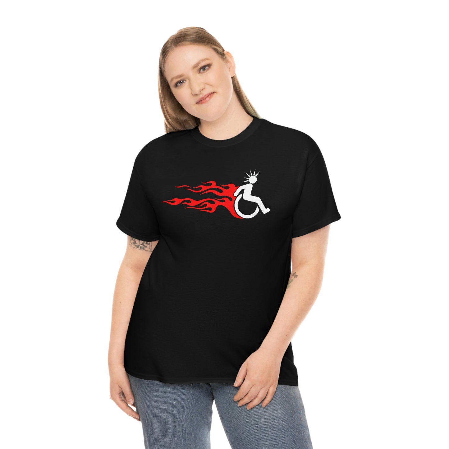 WHEELCHARIOT 2 (Flamer) Unisex Heavy Cotton Tee