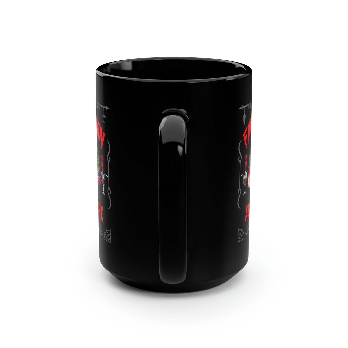 ABSINTHE MONSTERS (FAUST) Black Mug, 15oz