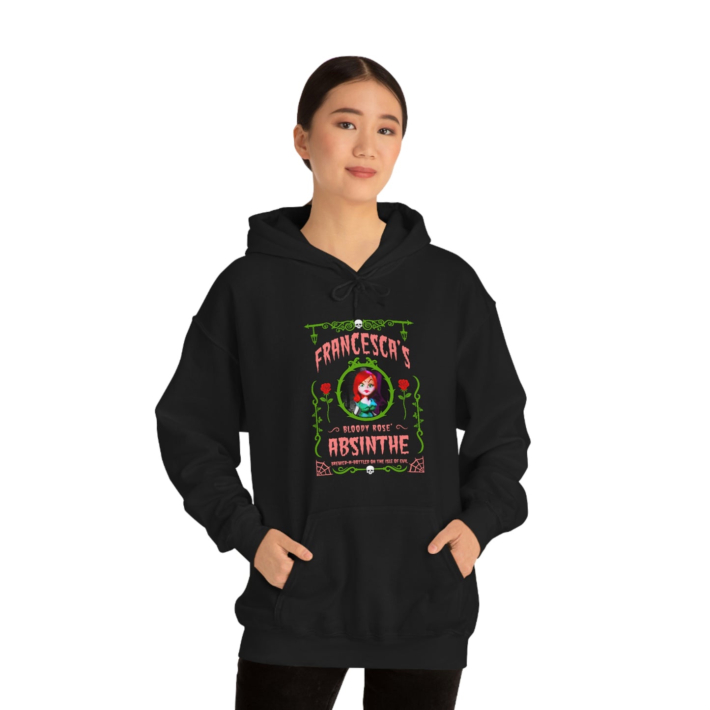 ABSINTHE MONSTERS 15 (FRANCESCA) Unisex Heavy Blend™ Hooded Sweatshirt