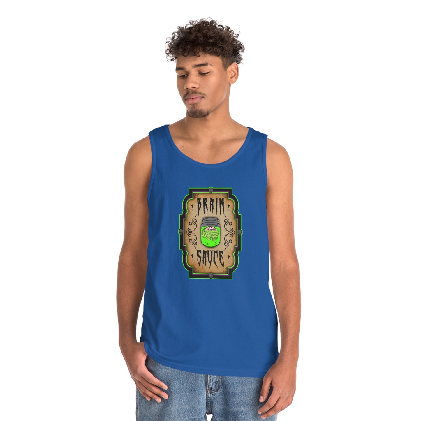 WITCHERY POTIONS 5 (BRAIN SAUCE)  Unisex Heavy Cotton Tank Top