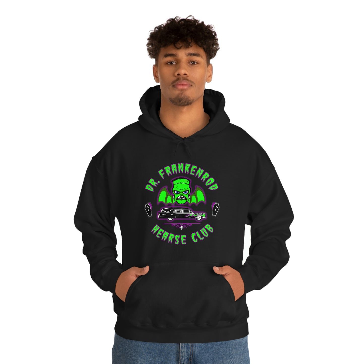 DR. FRANKENROD - HEARSE CLUB Unisex Heavy Blend™ Hooded Sweatshirt