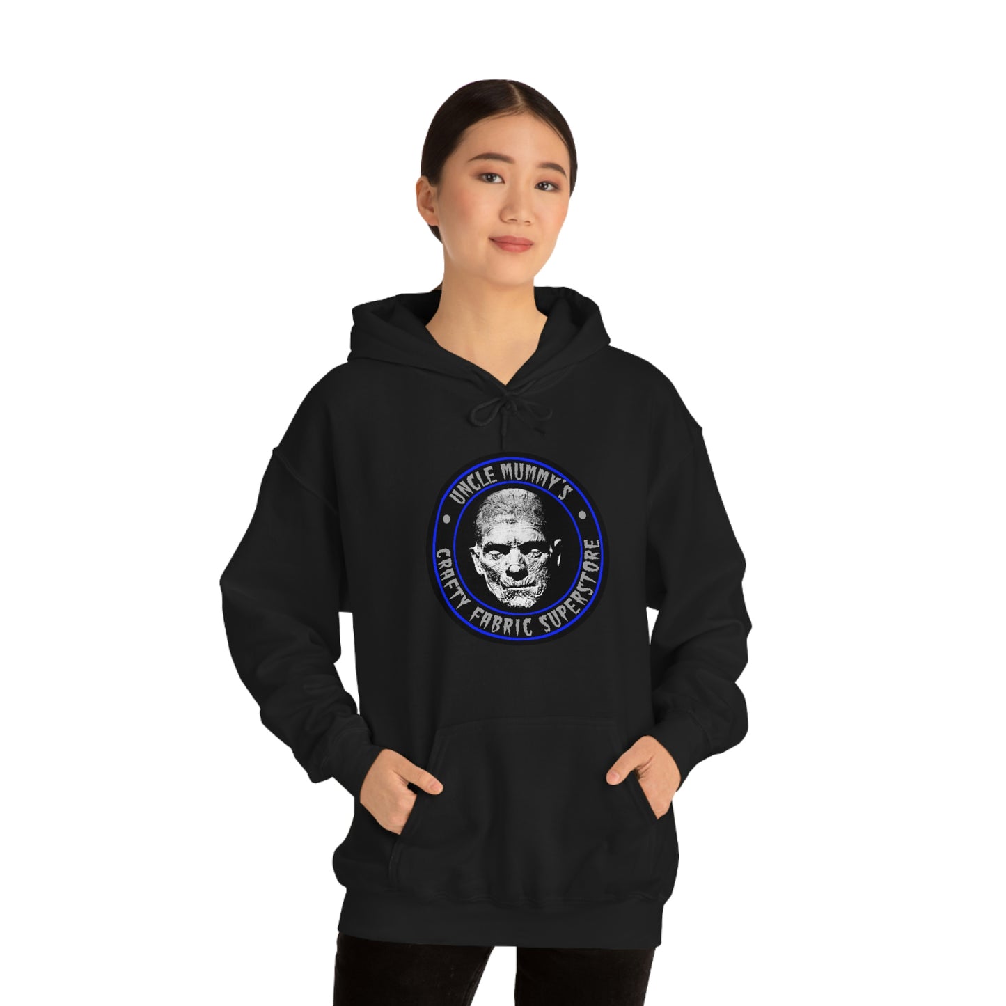 UNCLE MUMMY - CRAFTY FABRIC SUPERSTORE Unisex Heavy Blend™ Hooded Sweatshirt