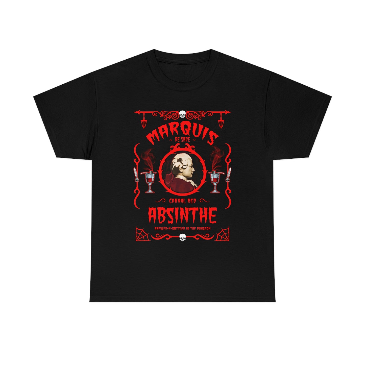 ABSINTHE MONSTERS (MARQUIS DE SADE) Unisex Heavy Cotton Tee