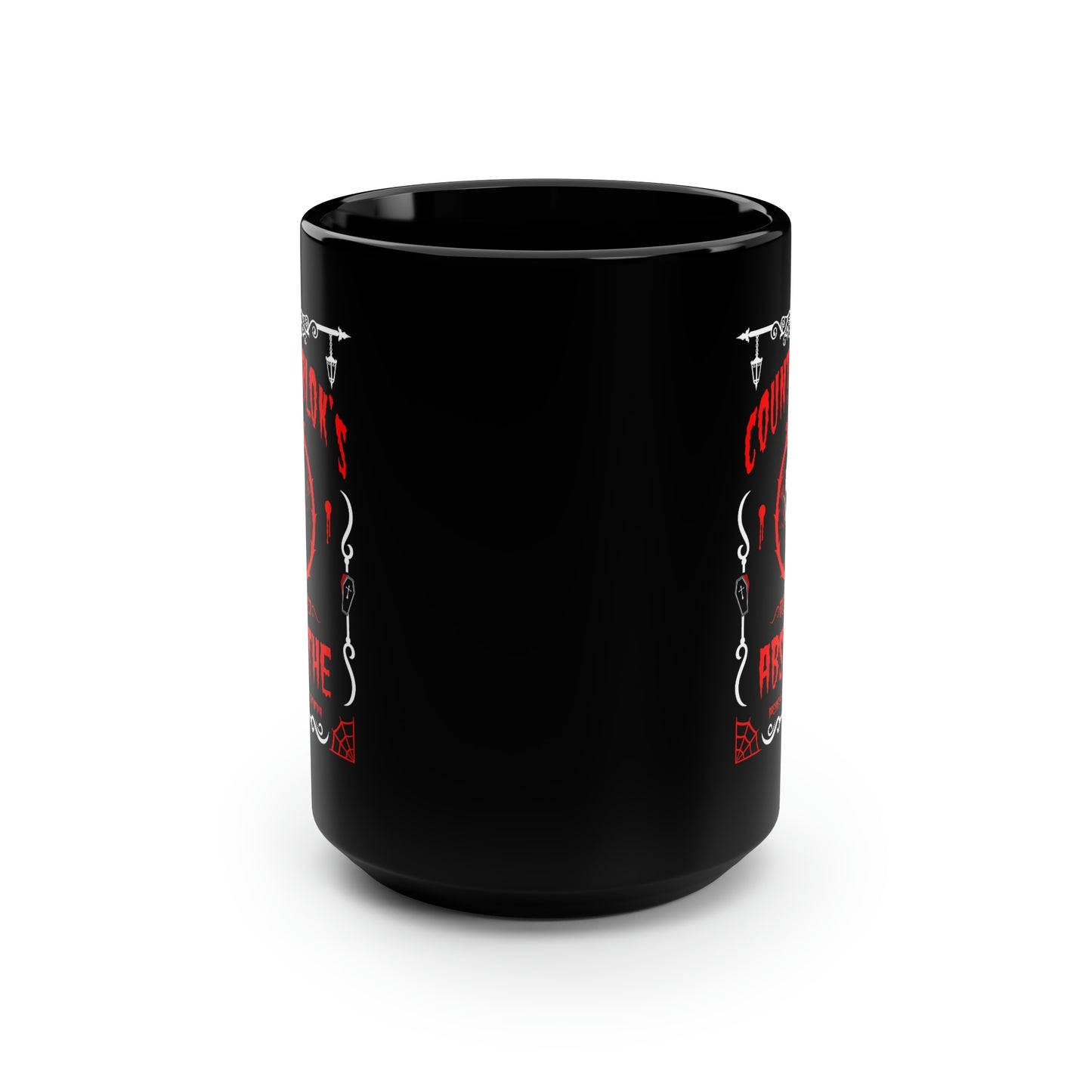 ABSINTHE MONSTERS 2 (COUNT ORLOK) Black Mug, 15oz