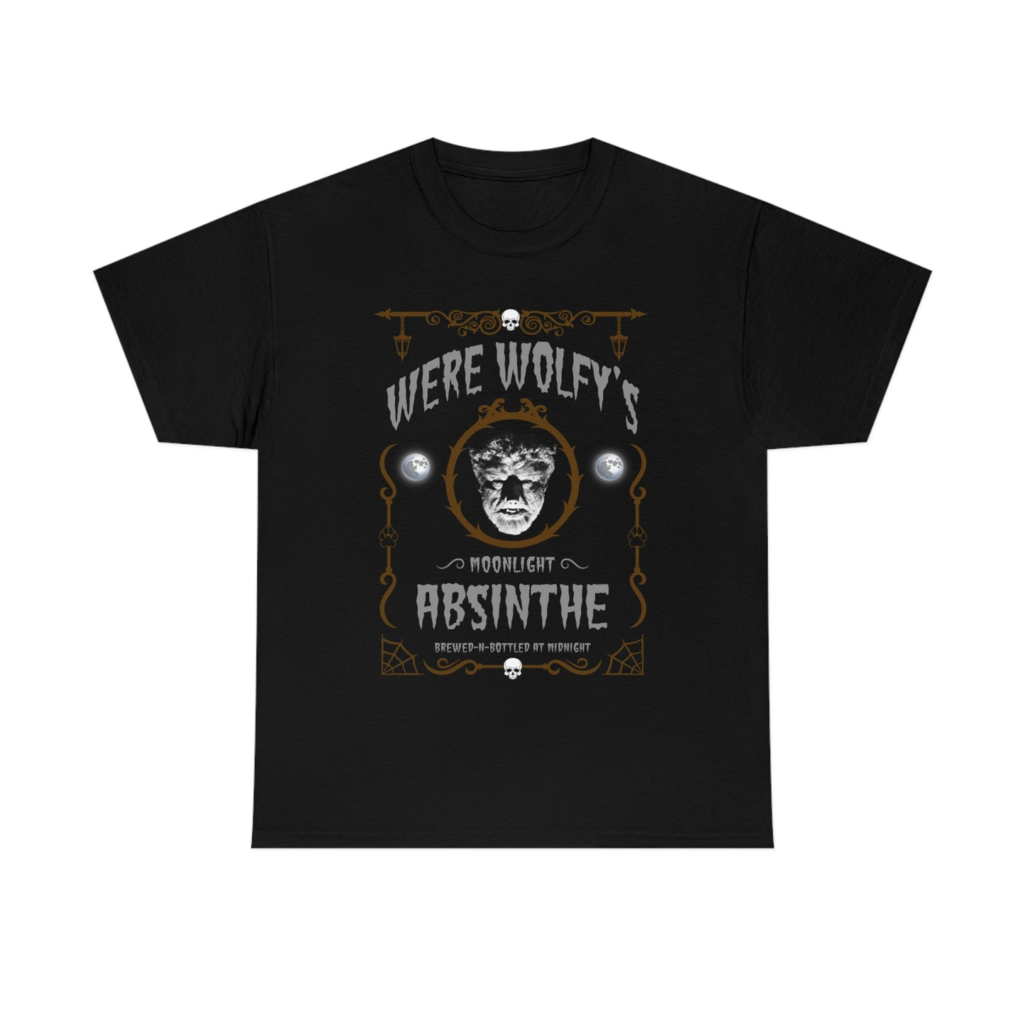 ABSINTHE MONSTERS 10 (WERE WOLFY) Unisex Heavy Cotton Tee
