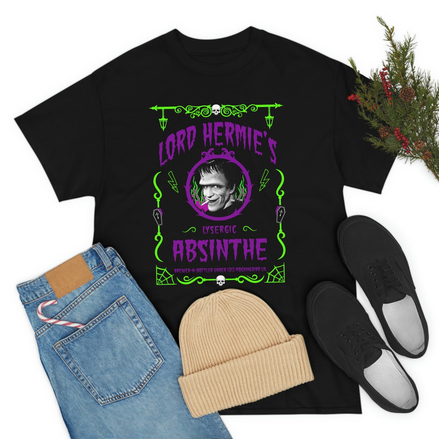 ABSINTHE MONSTERS 18 (LORD HERMIE) Unisex Heavy Cotton Tee