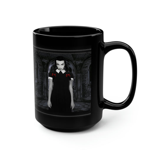 VAMPIRA 14 Black Mug, 15oz