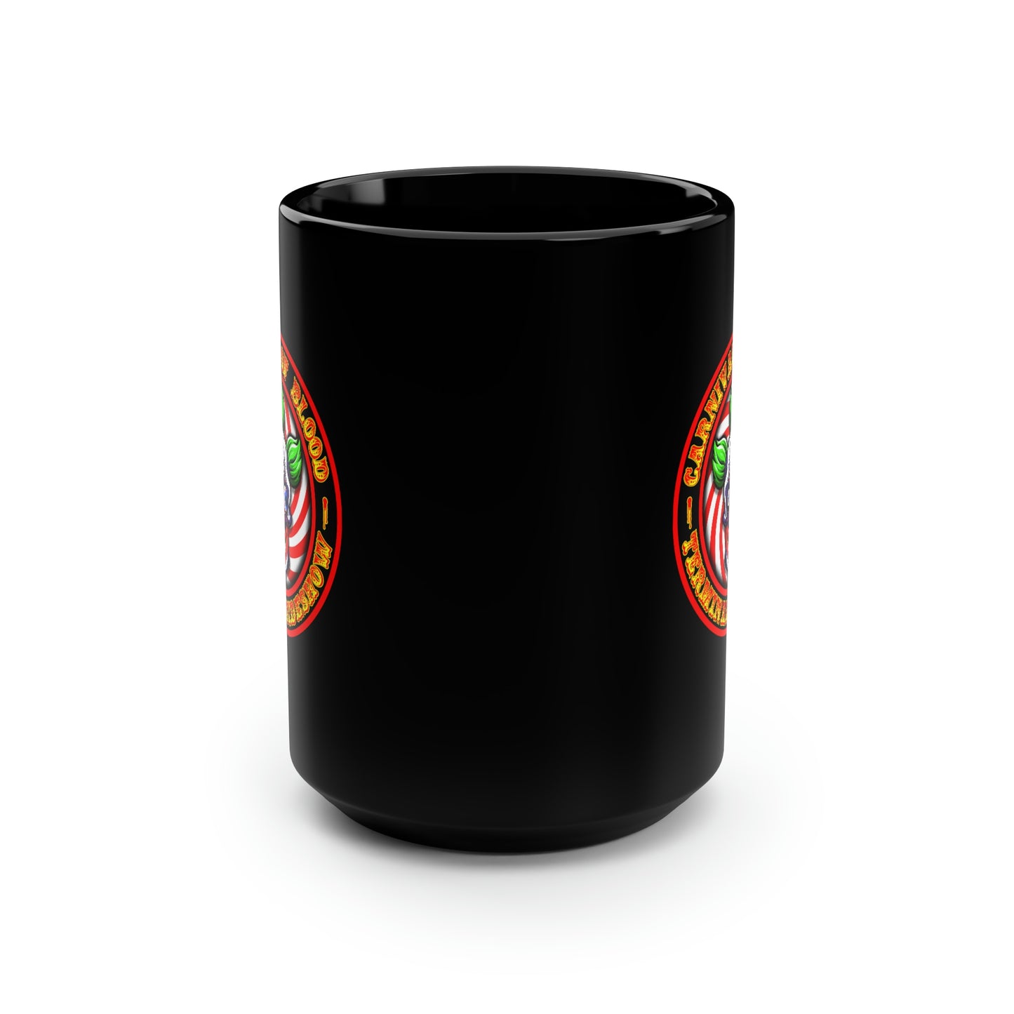 CARNIVAL OF BLOOD - TERMINAL SIDESHOW 3 Black Mug, 15oz