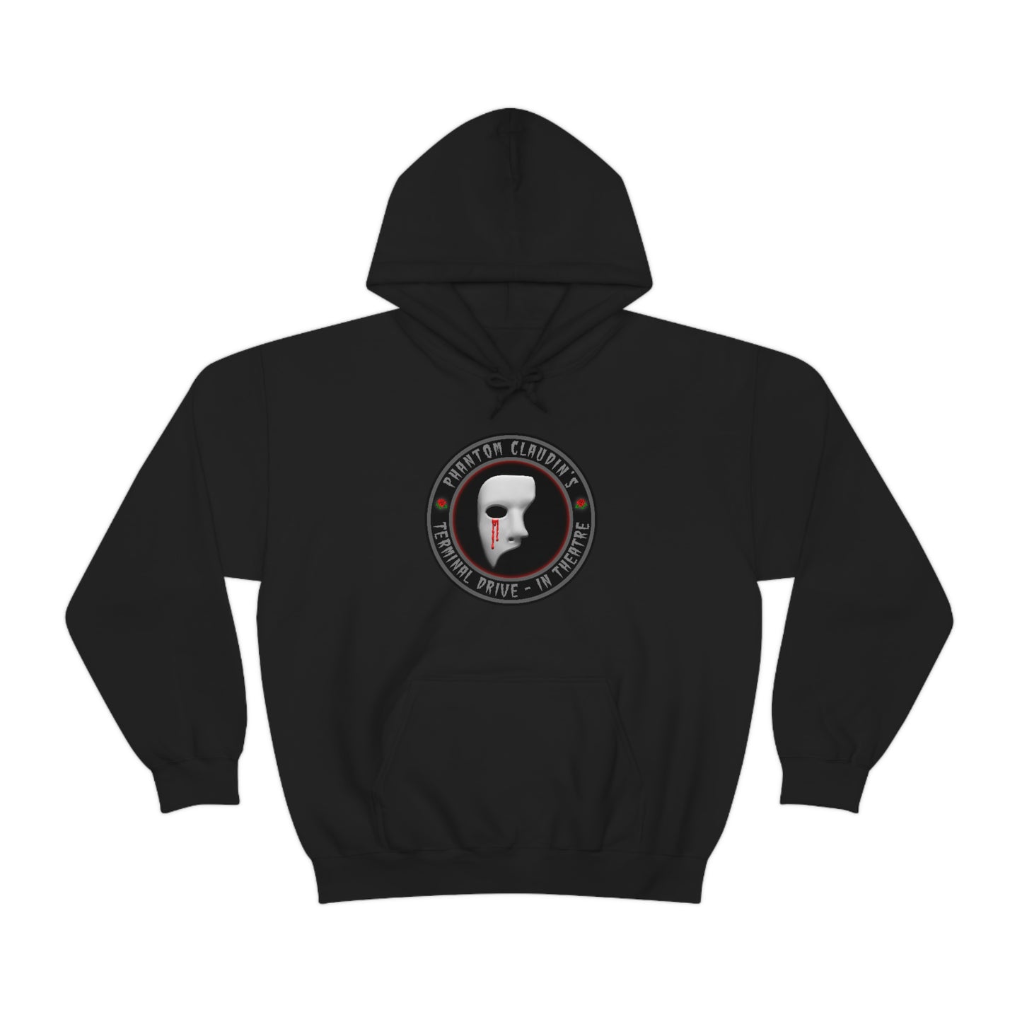 PHANTOM CLAUDIN’S – TERMINAL DRIVE-IN THEATRE Unisex Heavy Blend™ Hooded Sweatshirt