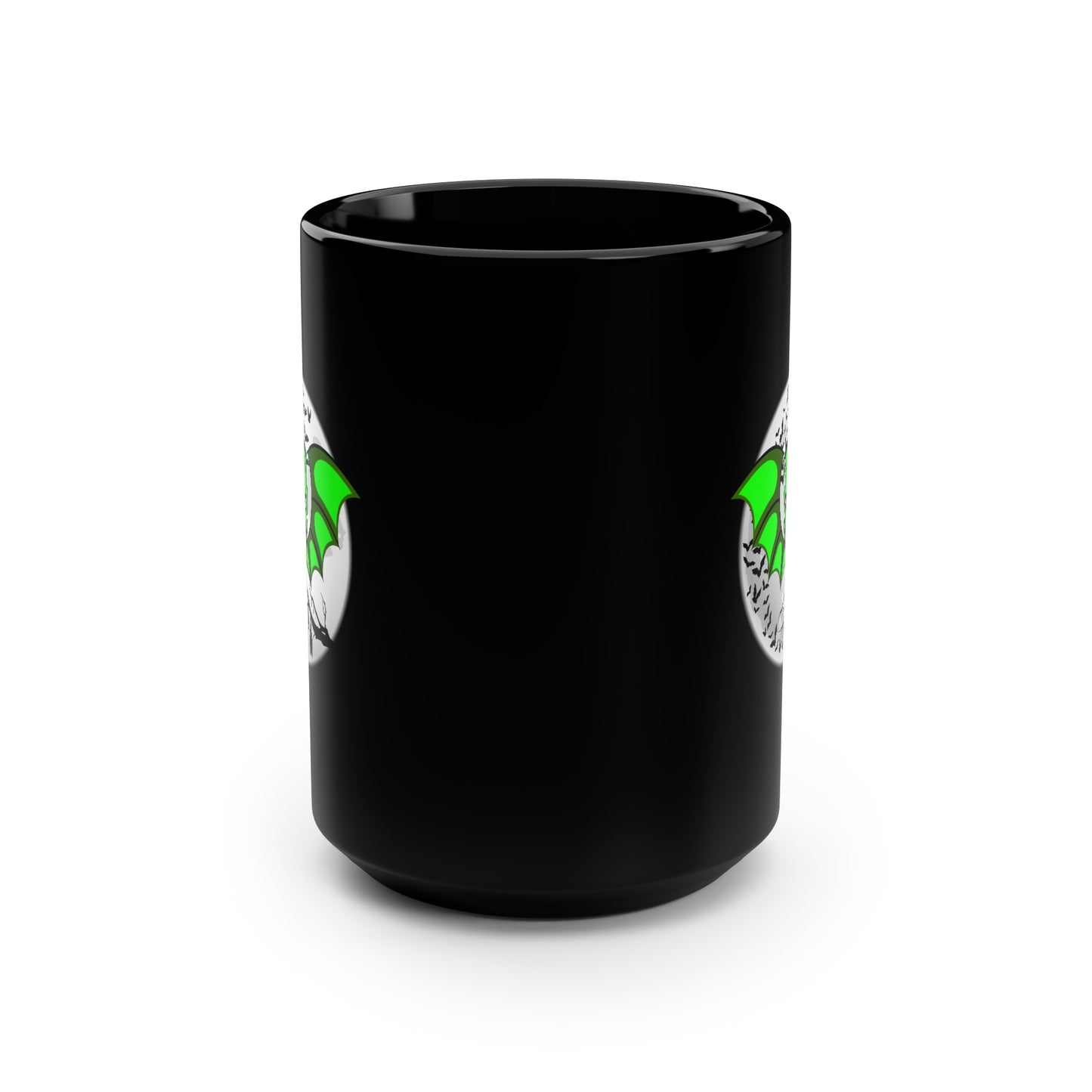 BATMONSTER (Frankie) Black Mug, 15oz