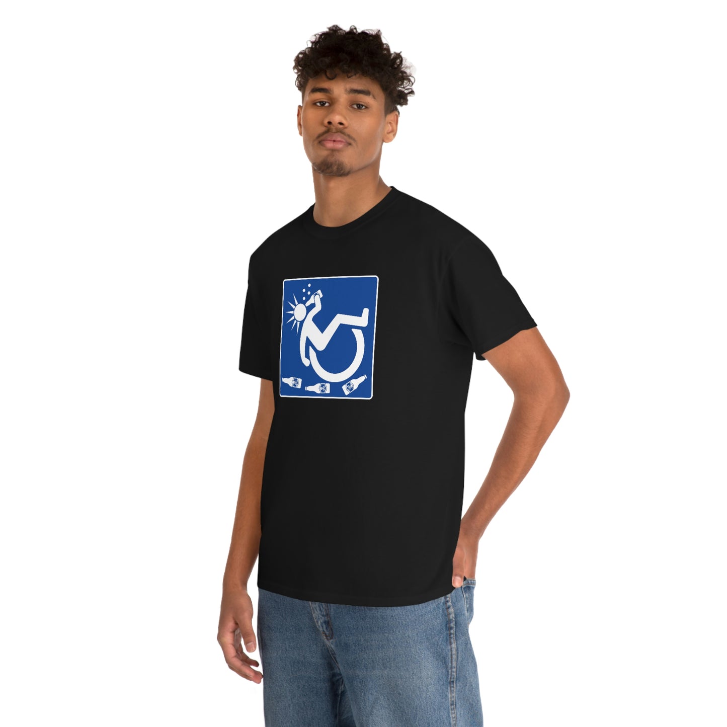 WHEELCHARIOT 1 (Beer) Unisex Heavy Cotton Tee