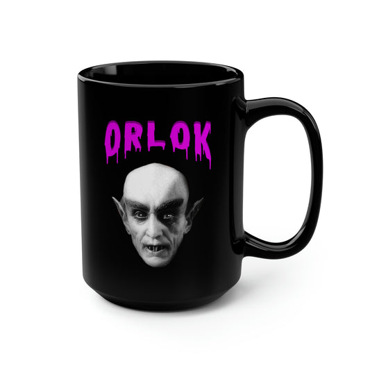 ORLOK Black Mug, 15oz