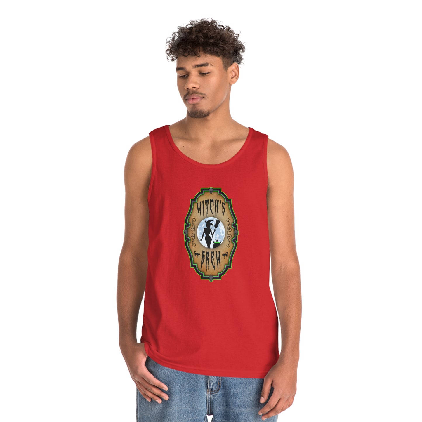 WITCHERY POTIONS 2 (WITCH'S BREW) Unisex Heavy Cotton Tank Top