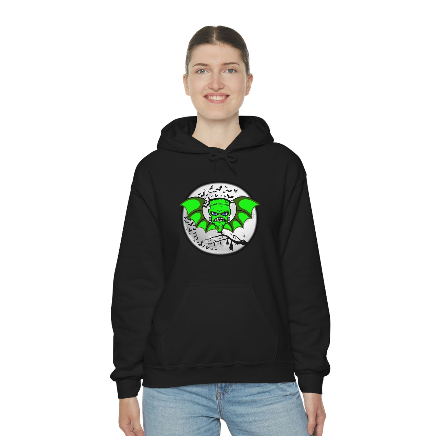 BATMONSTER (Frankie) Unisex Heavy Blend™ Hooded Sweatshirt